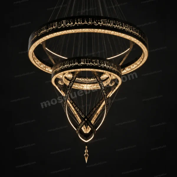 Nur-i Hülasa Sculptural Chandelier front product view
