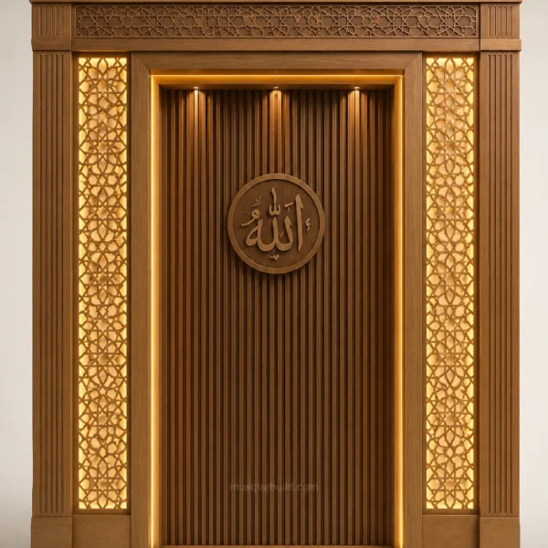 Minimal Modern Mosque Mihrab – Model MIH-260816-044