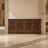 Modular Wooden Mosque Wall Cladding & Separator – Model WCL-260816-010 shown in a mosque interior