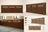 Panelled Wooden Mosque Wall Cladding & Separator – Model WCL-260816-002 product gallery view