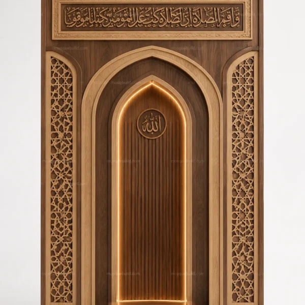 Refined Modern Mosque Mihrab – Model MIH-260816-048