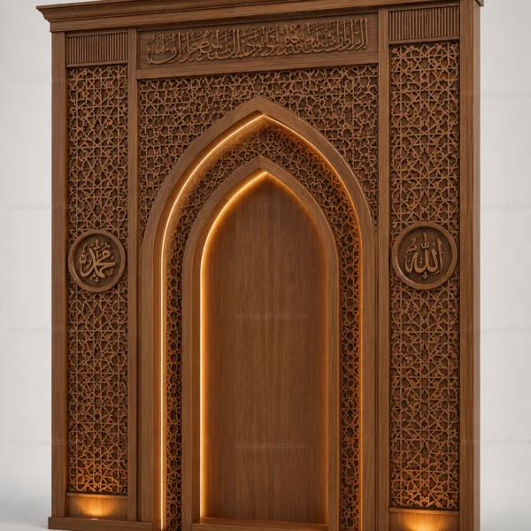 Sculptural Modern Mosque Mihrab – Model MIH-260816-045