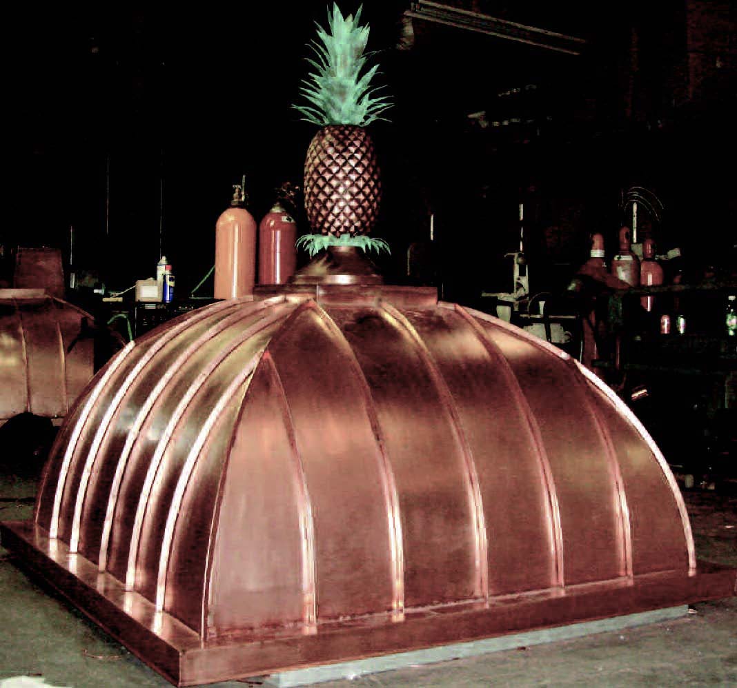 Standing seam dome geometry