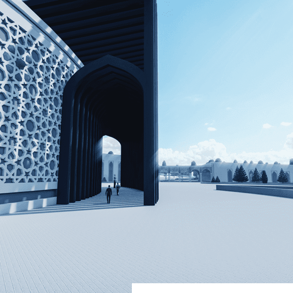 Islamic Center Project (1200 People Capacity) - 034 Mosque Design Project – Detail View 14