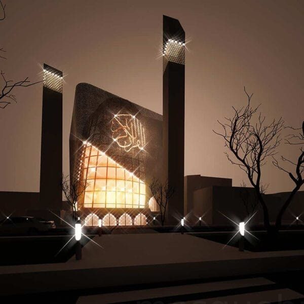 Moschee-Designprojekt – für eine weiße Moschee – Detailansicht 1