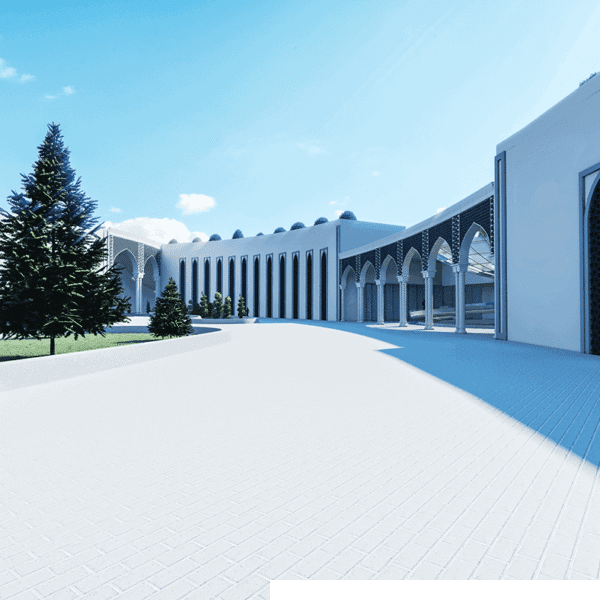 Islamic Center Project (1200 People Capacity) - 034 Mosque Design Project – Detail View 7