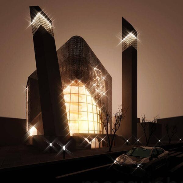 Moschee-Designprojekt – für eine weiße Moschee – Detailansicht 3