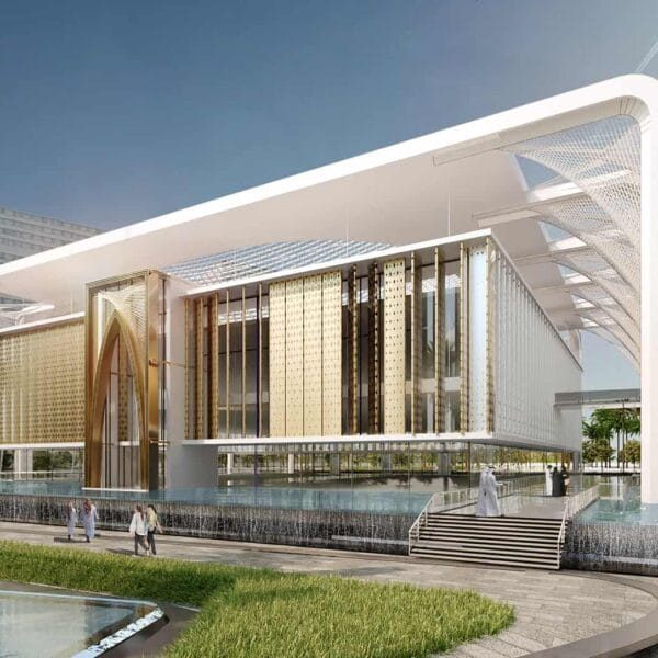 Projet de conception de mosquée – inspiré d’une cascade – capacité de 400 personnes – 053 – Vue détaillée 1