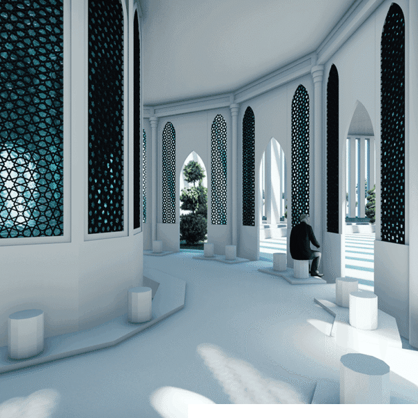 Islamic Center Project (1200 People Capacity) - 034 Mosque Design Project – Detail View 2
