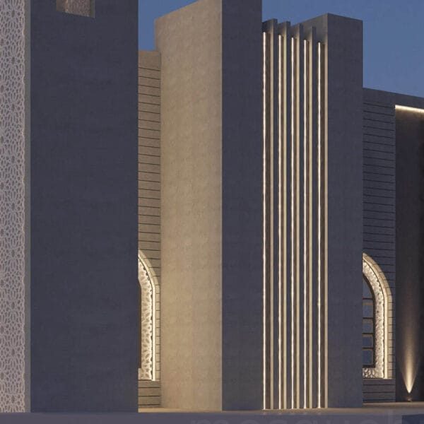 Stair Style Mosque Design Project (100 People Capacity) - 035 – Detail View 3