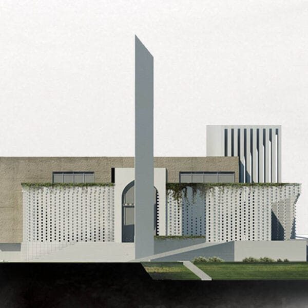 Illuminated Mosque Design Project (300 People Capacity) - 048 – Detail View 4