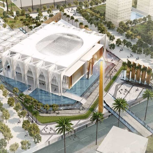 Projet de conception de mosquée – inspiré d’une cascade – capacité de 400 personnes – 053 – Vue détaillée 5