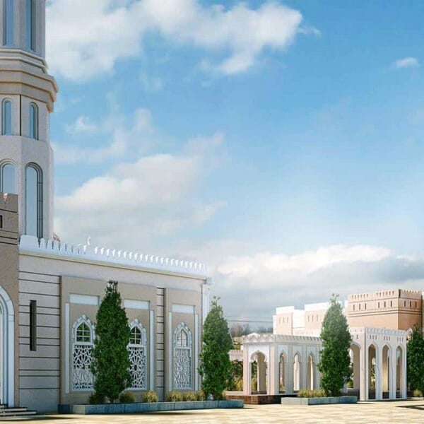 Saray Tarzı Cami Tasarım Projesi – 600 Kişilik – 027 – Detay Görünümü 4