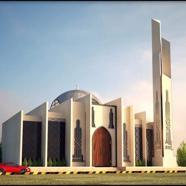 Column Mosque Design Project (300 People Capacity) - 024 – Detail View 2