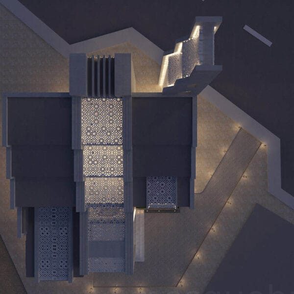 Stair Style Mosque Design Project (100 People Capacity) - 035 – Detail View 5