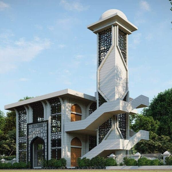 Green Lake Mosque Design Project (200 People Capacity) - 031 – Detail View 1