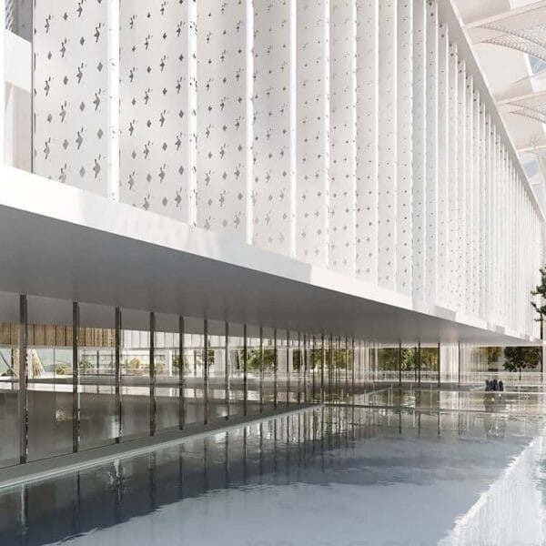 Projet de conception de mosquée – inspiré d’une cascade – capacité de 400 personnes – 053 – Vue détaillée 7