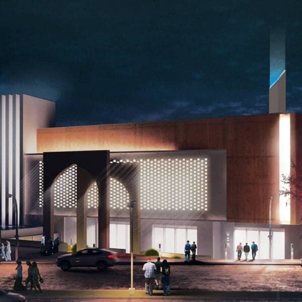 Illuminated Mosque Design Project (300 People Capacity) - 048 – Detail View 8