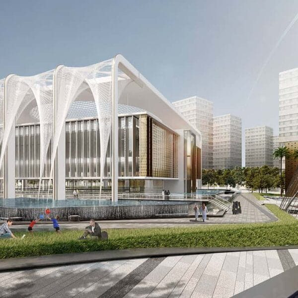 Projet de conception de mosquée – inspiré d’une cascade – capacité de 400 personnes – 053 – Vue détaillée 8