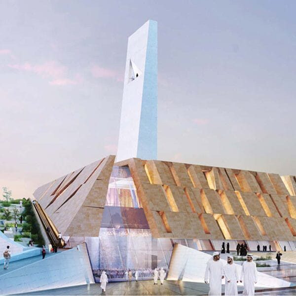 Pyramid Mosque Design Project (400 People Capacity) - 052