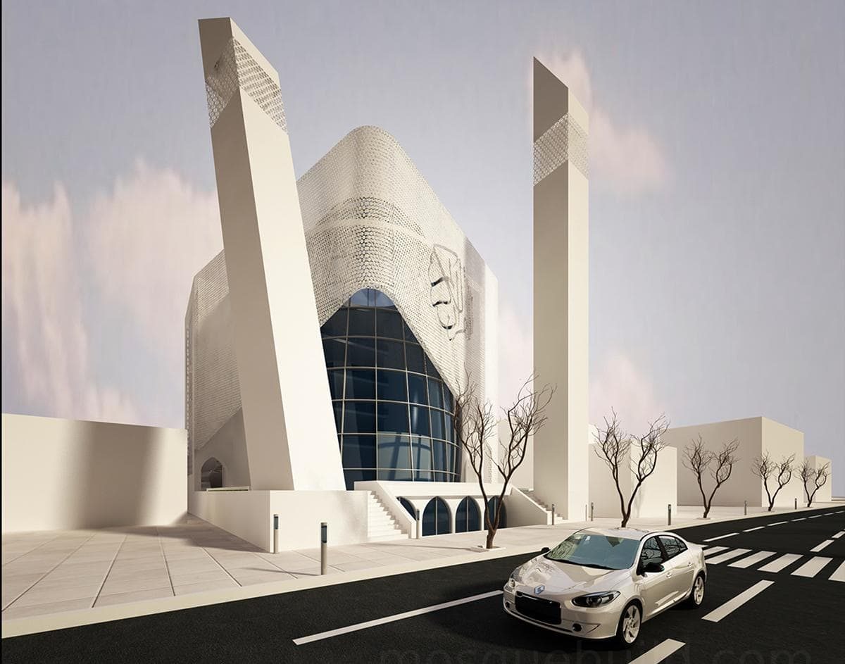 Moschee-Designprojekt – für eine weiße Moschee | MosqueBuild weiß Moschee-Designprojekt