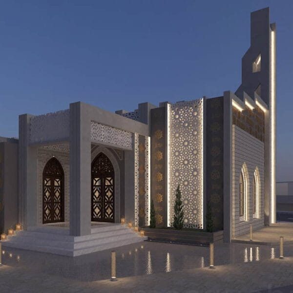 Stair Style Mosque Design Project (100 People Capacity) - 035 – Detail View 12