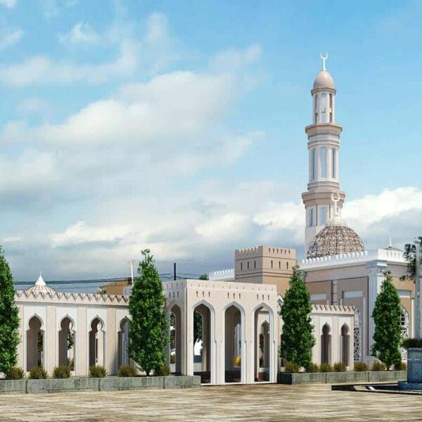Saray Tarzı Cami Tasarım Projesi – 600 Kişilik – 027 – Detay Görünümü 7