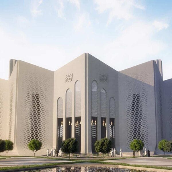 مشروع تصميم مسجد – سعة 300 شخص
