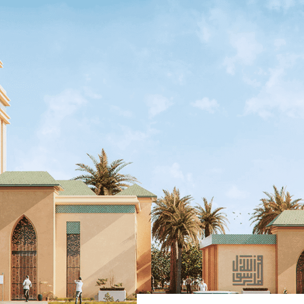 مشروع تصميم مسجد – سعة 200 شخص