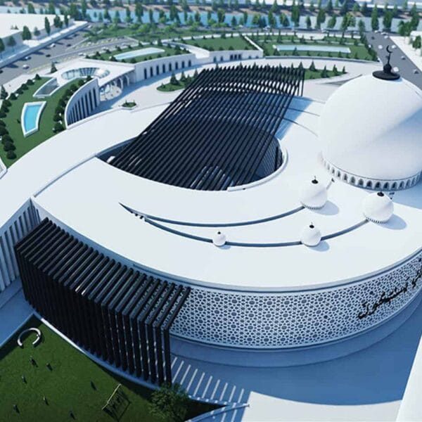 Islamic Center Project (1200 People Capacity) - 034 Mosque Design Project