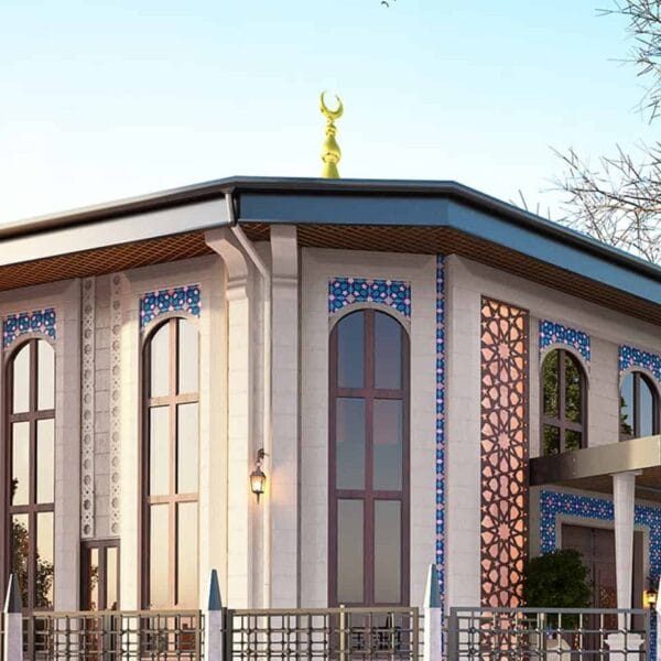 Eight Corners Mosque Design Project (100 People Capacity) - 038