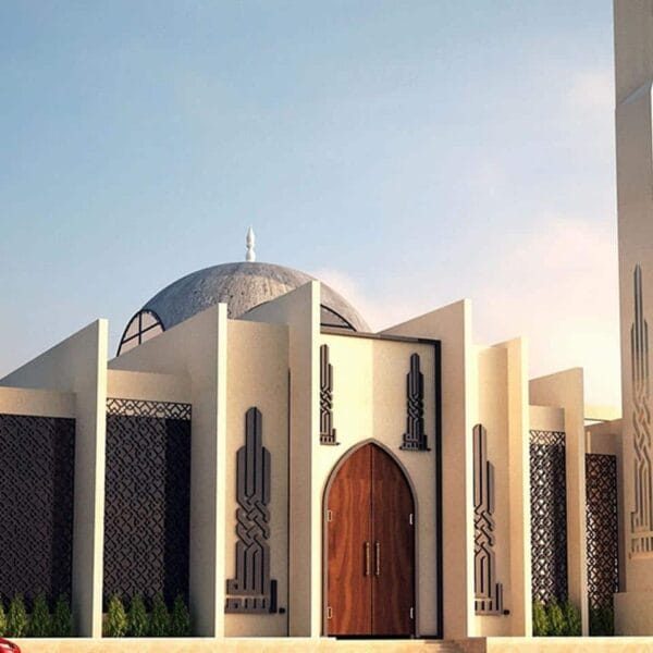 Column Mosque Design Project (300 People Capacity) - 024