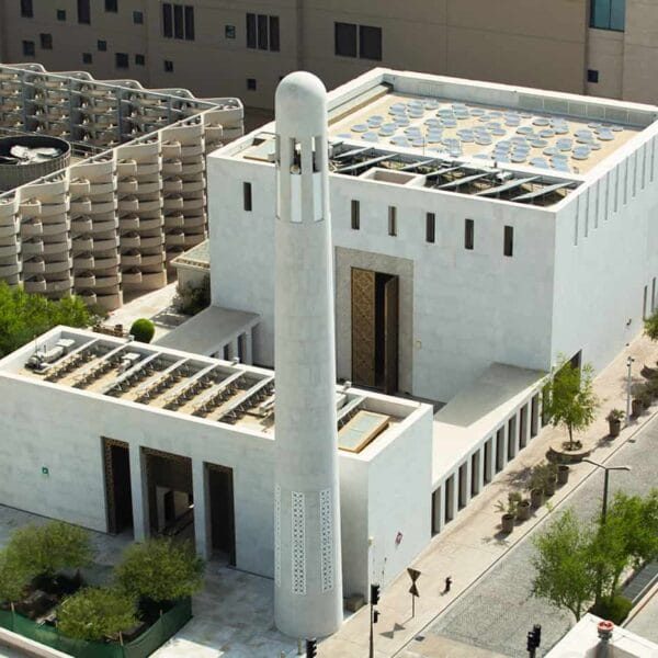 Vue de détail 2 pour le projet de mosquée : Projet de conception de mosquée – de style muséal – capacité de 100 personnes – 060