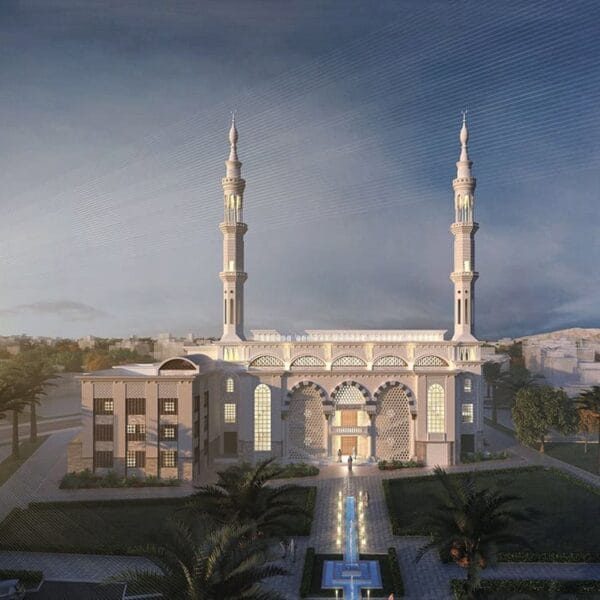 Arched Mosque Design Project (200 People Capacity) - 055