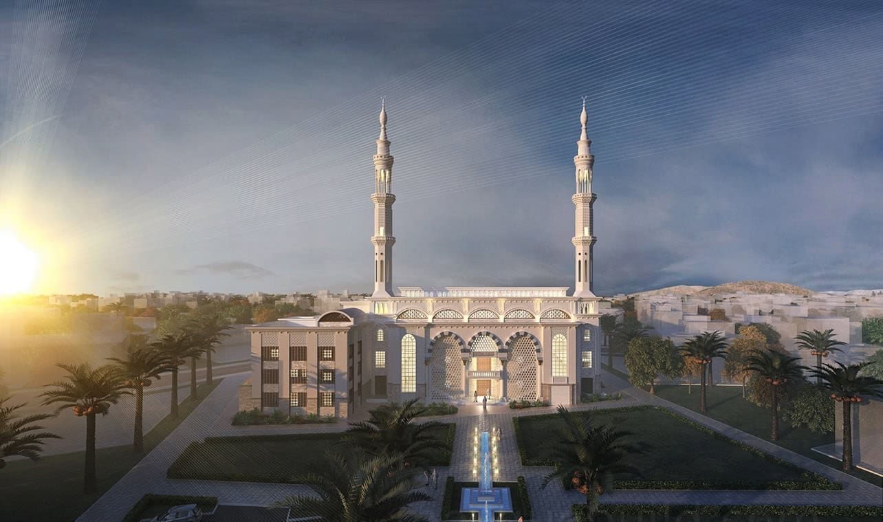Arched Mosque Design Project (200 People Capacity) - 055 | MosqueBuild Projet de conception de mosquée – capacité 200 personnes