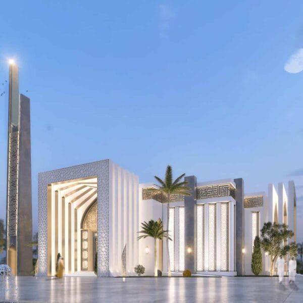 Projet de conception de mosquée – pour une mosquée de la paix – capacité de 200 personnes – 061 – Vue détaillée 3
