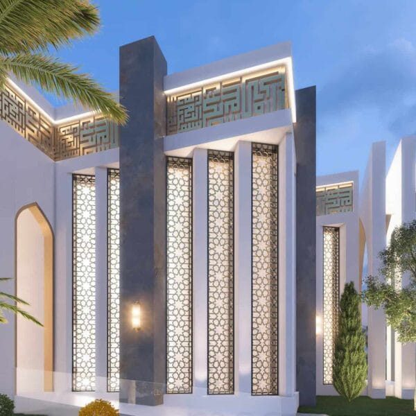 Projet de conception de mosquée – pour une mosquée de la paix – capacité de 200 personnes – 061 – Vue détaillée 5