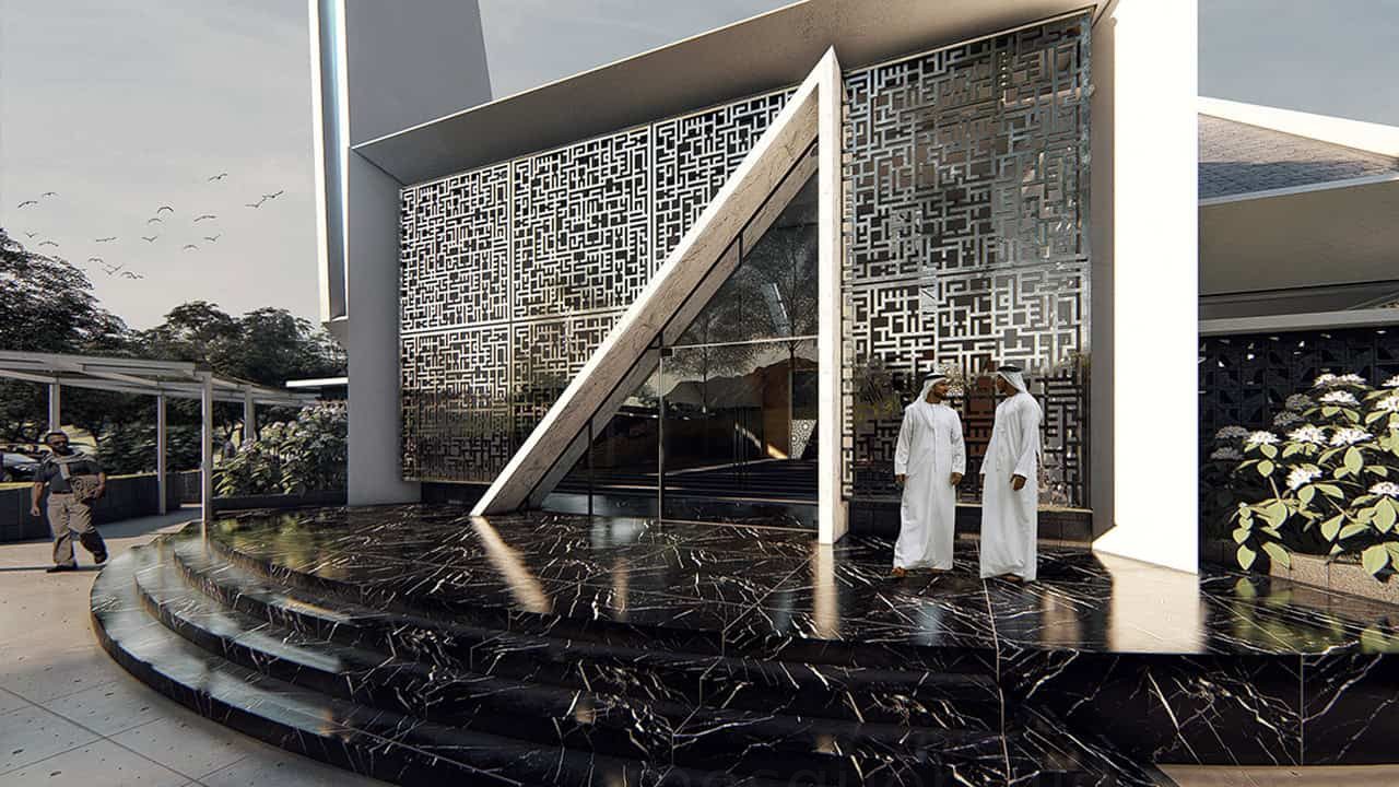 Word Mosque Design Project (100 People Capacity) - 062 | MosqueBuild Moschee-Designprojekt – Kapazität 100 Personen
