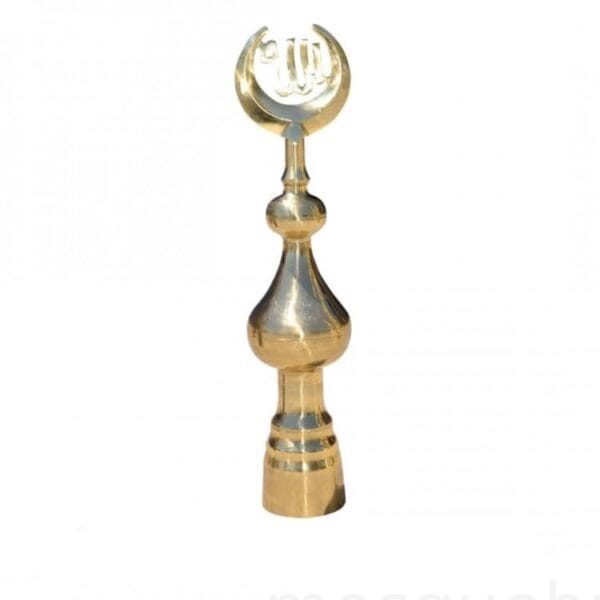 Allah Calligraphy Brass Mosque Minbar Finial – custom wooden mosque minbar