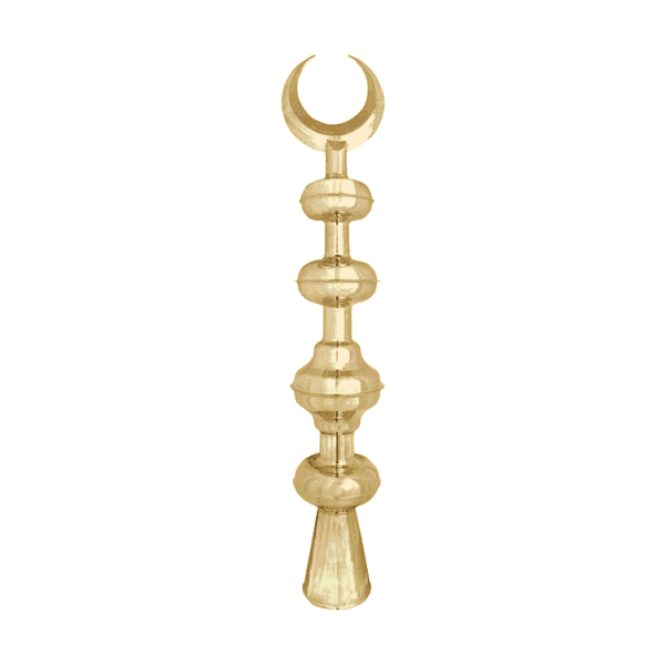 Brass Mosque Minaret Finial