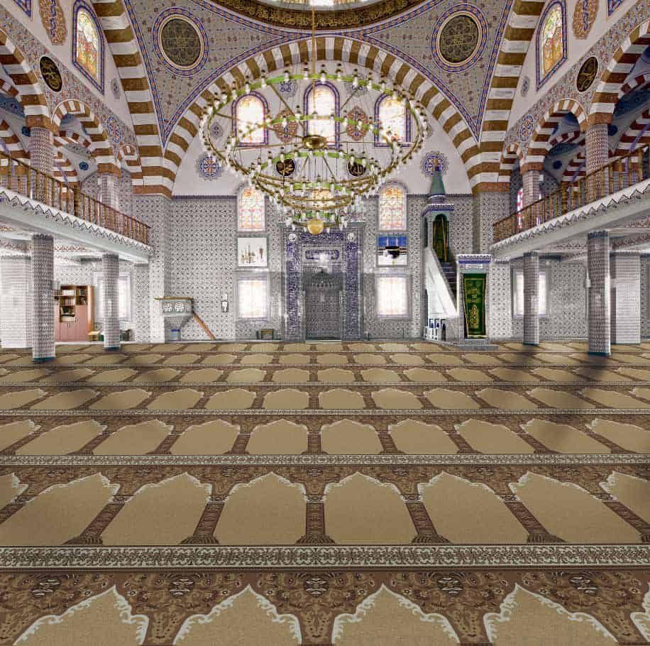 Prayer-Rug Patterned Mosque Carpet – CPR-01