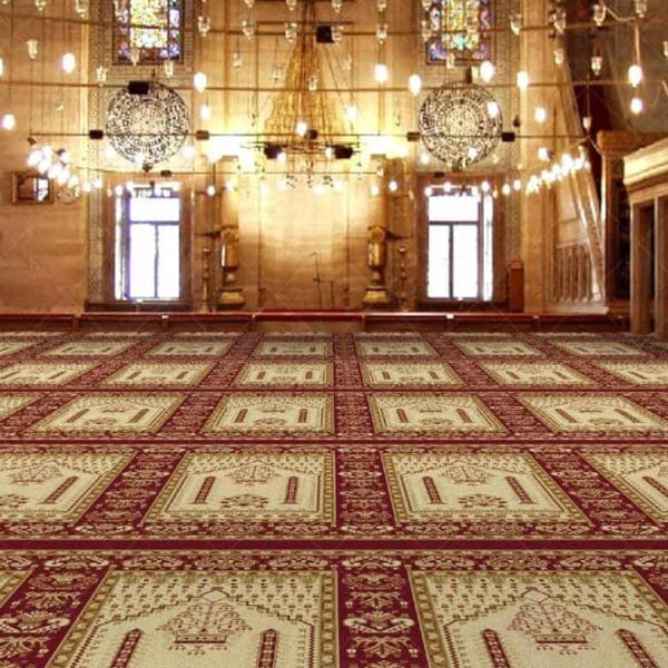 Prayer-Rug Patterned Mosque Carpet – CPR-07