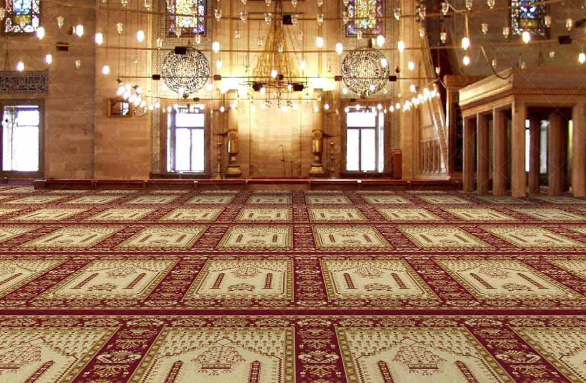 Prayer-Rug Patterned Mosque Carpet – CPR-07