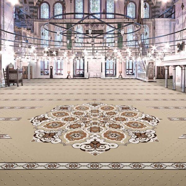 Center-Medallion Mosque Carpet – CPC-01
