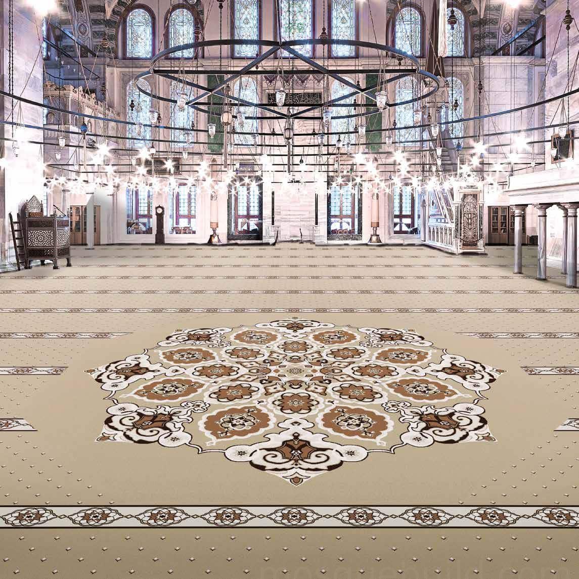 Center-Medallion Mosque Carpet – CPC-01