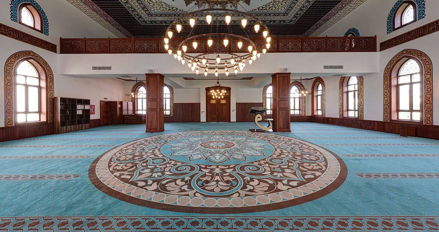 Tapis de mosquée à médaillon central – modèle CPC-21