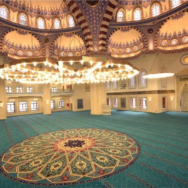 Prayer-Row Mosque Carpet