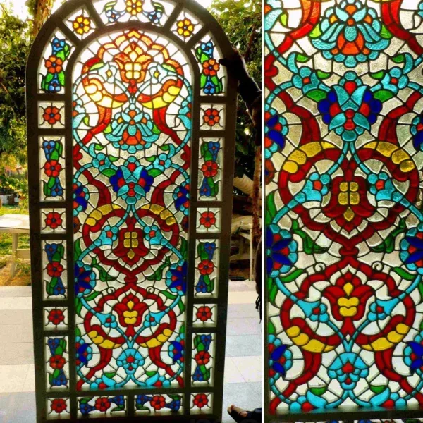 Custom Stained Glass Mosque Window – SGW-03