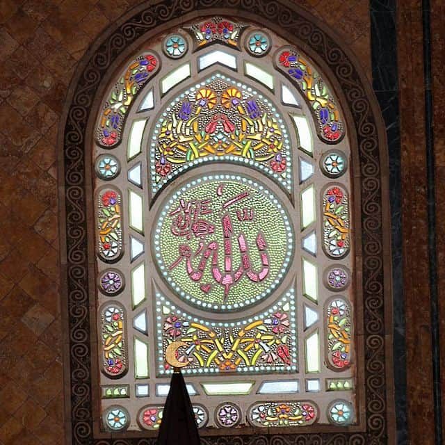 Custom Stained Glass Mosque Window – SGW-16 | MosqueBuild Custom Stained Glass Mosque Window – SGW-16