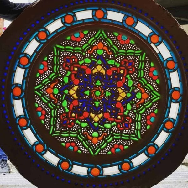 Custom Stained Glass Mosque Window – SGW-19